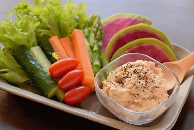 Soy and Tuna Dipping Sauce with vegetables MOA International